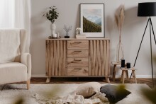 Kommode >Wellington< (BxHxT: 126,5x85x40 cm) in Schwedeneiche aus Holzwerkstoff