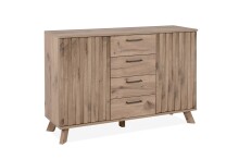 Kommode >Wellington< (BxHxT: 126,5x85x40 cm) in Schwedeneiche aus Holzwerkstoff