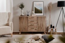 Kommode >Wellington< (BxHxT: 126,5x85x40 cm) in Schwedeneiche aus Holzwerkstoff