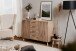 Kommode >Wellington< (BxHxT: 126,5x85x40 cm) in Schwedeneiche aus Holzwerkstoff