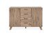 Kommode >Wellington< (BxHxT: 126,5x85x40 cm) in Schwedeneiche aus Holzwerkstoff