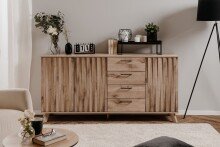 Sideboard >Wellington< (BxHxT: 175x85x40 cm) in Schwedeneiche aus Holzwerkstoff