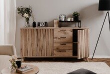 Sideboard >Wellington< (BxHxT: 175x85x40 cm) in Schwedeneiche aus Holzwerkstoff