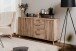 Sideboard >Wellington< (BxHxT: 175x85x40 cm) in Schwedeneiche aus Holzwerkstoff
