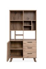 Highboard >Wellington< (BxHxT: 84,5x160x40 cm) in Schwedeneiche