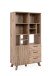 Highboard >Wellington< (BxHxT: 84,5x160x40 cm) in Schwedeneiche
