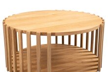 Beistelltisch >Mats< (BxHxT: 70x40x70 cm) in Wildeiche - 70x40x70 (BxHxT)