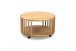 Beistelltisch >Mats< (BxHxT: 70x40x70 cm) in Wildeiche - 70x40x70 (BxHxT)