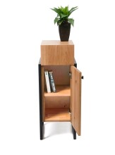 Beistellschrank >Bolzano< (BxHxT: 30x80x30 cm) in Wildeiche - 30x30 (BxT)