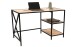 Schreibtisch >Brisbane< (BxHxT: 120x74x60 cm) in Artisaneiche/schwarz