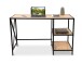 Schreibtisch >Brisbane< (BxHxT: 120x74x60 cm) in Artisaneiche/schwarz