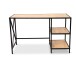 Schreibtisch >Brisbane< (BxHxT: 120x74x60 cm) in Artisaneiche/schwarz