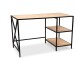 Schreibtisch >Brisbane< (BxHxT: 120x74x60 cm) in Artisaneiche/schwarz