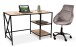 Schreibtisch >Brisbane< (BxHxT: 120x74x60 cm) in Artisaneiche/schwarz