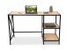 Schreibtisch >Brisbane< (BxHxT: 120x74x60 cm) in Artisaneiche/schwarz