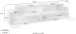Lowboard >Corona< (BxHxT: 200x51,6x45 cm) in weiß/weiß Hochglanz
