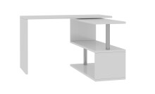 Schreibtisch >Volta< (BxHxT: 120x75x50 cm) in weiß - 120x75x50 (BxHxT)