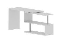 Schreibtisch >Volta< (BxHxT: 120x75x50 cm) in weiß - 120x75x50 (BxHxT)