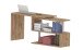 Schreibtisch >Volta< (BxHxT: 120x75x50 cm) in wotan oak - 120x75x50 (BxHxT)