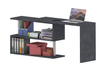 Schreibtisch >Volta< (BxHxT: 120x75x50 cm) in schiefer - 120x75x50 (BxHxT)