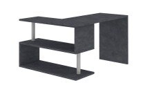 Schreibtisch >Volta< (BxHxT: 120x75x50 cm) in schiefer - 120x75x50 (BxHxT)