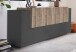 Sideboard >Coro< (BxHxT: 200x86x45 cm) in anthrazit matt/Oak - 200x86x45 (BxHxT)