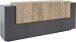 Sideboard >Coro< (BxHxT: 200x86x45 cm) in anthrazit matt/Oak - 200x86x45 (BxHxT)