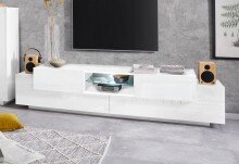 TV-Board >Coro< (BxHxT: 220x51x45 cm) in weiß - 220x51x45 (BxHxT)