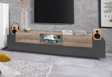 TV-Board >Coro< (BxHxT: 220x51x45 cm) in anthrazit...