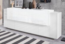 Sideboard >Coro< (BxHxT: 220x86x45 cm) in weiß - 220x86x45 (BxHxT)