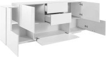 Sideboard >Coro< (BxHxT: 220x86x45 cm) in weiß - 220x86x45 (BxHxT)
