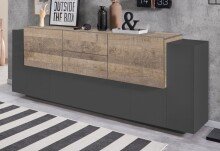 Sideboard >Coro< (BxHxT: 220x86x45 cm) in anthrazit...