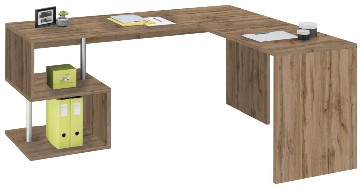 Eckschreibtisch >Esse Angolo< (BxHxT: 180x75x60 cm) in Wotan/Eiche