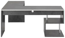 Eckschreibtisch >Esse Angolo< (BxHxT: 180x75x60 cm) in Schiefer