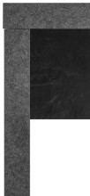 Eckschreibtisch >Esse Angolo< (BxHxT: 180x75x60 cm) in Schiefer