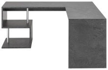 Eckschreibtisch >Esse Angolo< (BxHxT: 180x75x60 cm) in Schiefer