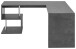 Eckschreibtisch >Esse Angolo< (BxHxT: 180x75x60 cm) in Schiefer
