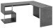 Eckschreibtisch >Esse Angolo< (BxHxT: 180x75x60 cm) in Schiefer
