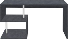 Schreibtisch >Esse Angolo< (BxHxT: 140x75x60 cm) in Schiefer - 140x75x60 (BxHxT)