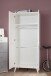 Kleiderschrank >ROCKY< (BxHxT: 83x202x55 cm) in WEISS + LIGHT GREY