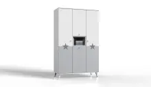 Drehtürenschrank >ROCKY< (BxHxT: 125x202x55...