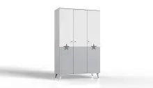 Kleiderschrank >ROCKY< (BxHxT: 125x202x55 cm) in...