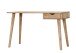 Schreibtisch >TI-0078< (BxHxT: 120x75x55 cm) in natur geölt - 120x75x55 (BxHxT)