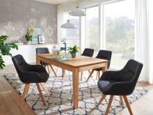 Esstisch >TI-0598< (BxHxT: 140x75x90 cm) in natur...