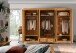 Kleiderschrank >SZ-0111< (BxHxT: 312x228x67 cm) in braun - 312x228x67 (BxHxT)