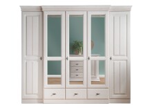 Kleiderschrank >SZ-0111< (BxHxT: 262x228,5x67,5 cm)...