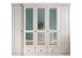 Kleiderschrank >SZ-0111< (BxHxT: 262x228,5x67,5 cm) in weiß
