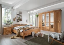 Kleiderschrank >SZ-0111< (BxHxT: 262x228,5x67,5 cm) in braun