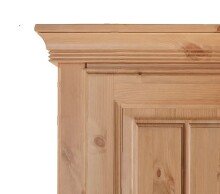 Kleiderschrank >SZ-0111< (BxHxT: 262x228,5x67,5 cm) in braun