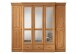Kleiderschrank >SZ-0111< (BxHxT: 262x228,5x67,5 cm) in braun